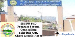 SDSUU PhD Second Counselling Dates Out